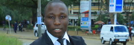 An undated photo of investigative reporter Brian Obuya 