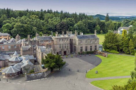 Buildings at the Strathallan School in Scotland