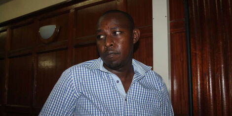 Businessman James Mbaluka appearing in court