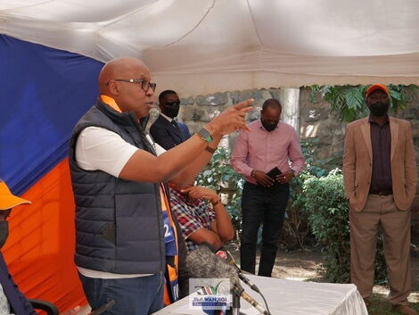 Businessman Jimi Wanjigi at ODM Headquarters on Friday, August 27, 2021.