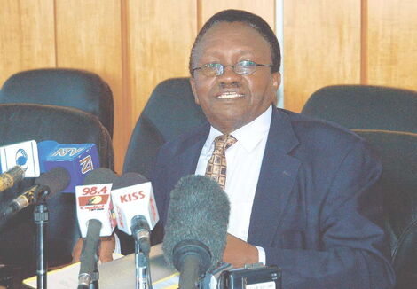 An image of the late Finance Minister David Mwiraria. 