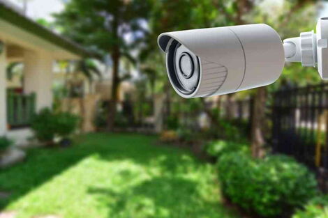 CCTV camera at a private property
