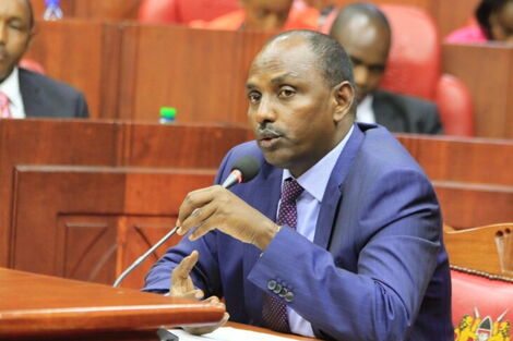 Treasury CS Ukur Yatani addresses the parliamnet on October 2019 