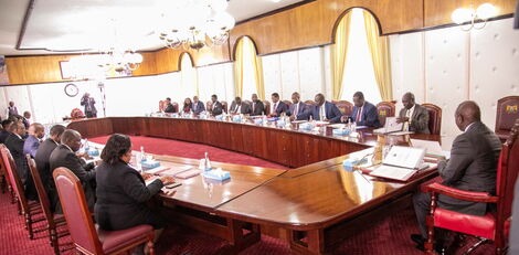 President Ruto chairs Cabinet meeting at State House on Thursday, November 10, 2022