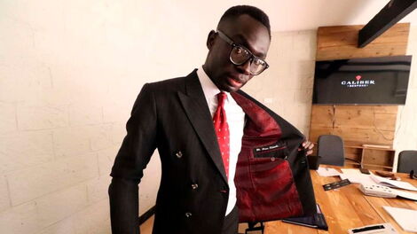 Caliber Bespoke director Brian Kisimba