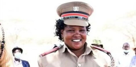 An undated file image of Joy Lenawalbene The First Female Chief in Samburu County