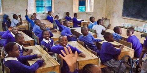 Children at Kinyango Dandora Primary School