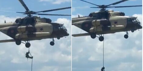 Fast-Roping: KDF Tactic in Bandit Prone North Rift Sparks Debate [VIDEO]