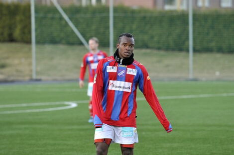 Christian Bwamy during a past training session.