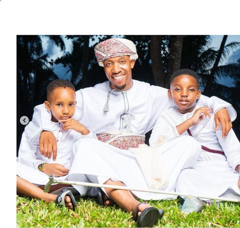 Citizen TV News Anchor Rashid Abdalla and his sons