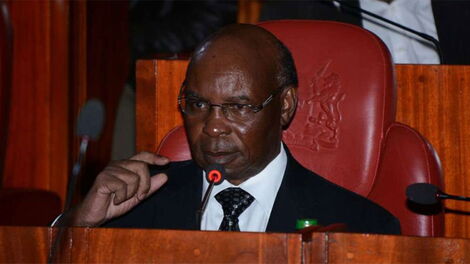Citizen TV owner SK Macharia during a past address.