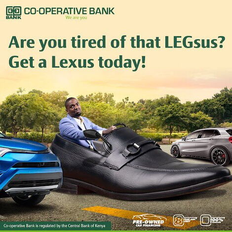 Visit Co-op Bank today and enjoy up to 100% financing on pre-owned cars.