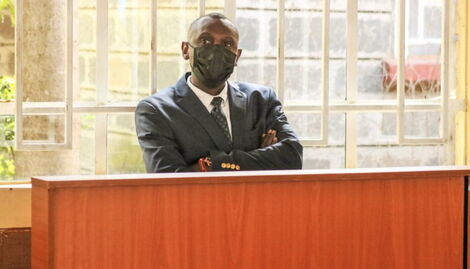 Undated Photo of Collins Kibet Appearing in Court