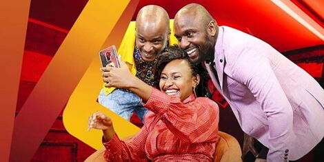 The Loop presenters Valentine Njoroge, Mike Wachira and Jason Runo