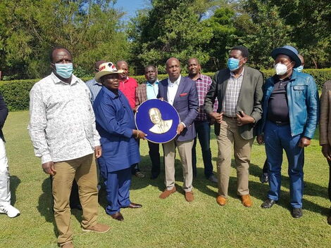 Atwoli Takes Chopper to Gideon Moi's Home PHOTOS - Kenyans.co.ke