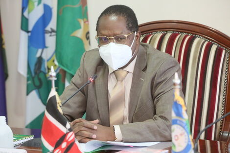 Council of Governors Chairman Martin Wambora pictured during the extra ordinary Council meeting held on April 19, 2021.