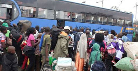 An image of country bus station