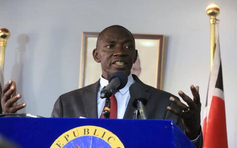 Government spokesperson Cyrus Oguna.