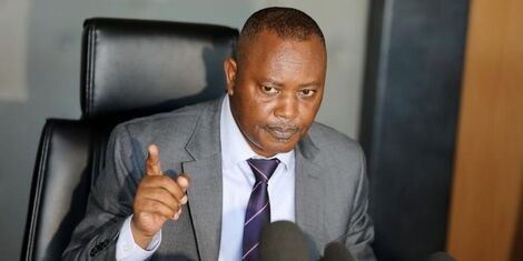 Director of Criminal Investigations George Kinoti addressing journalists at DCI headquarters along Kiambu Road on Thursday, March 5, 2020