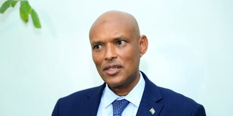 An image of new DCI boss Amin Mohamed Ibrahim at a past press event.