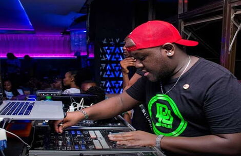 DJ Joe Mfalme during a previous gig