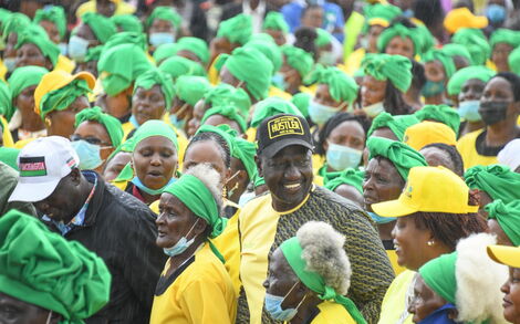 Deputy President Willaim Ruto in Mathira, Nyeri County on Saturday, December 4, 2021.