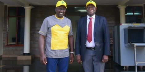 DP William Ruto ANDvolution Cabinet Secretary Charles Keter,.