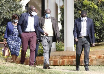 DP William Ruto meets Nyamira County leaders on Tuesday, August 4, 2020.