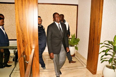 DP William Ruto takes a tour inside Kesses MP Mishra Swarup's mansion.