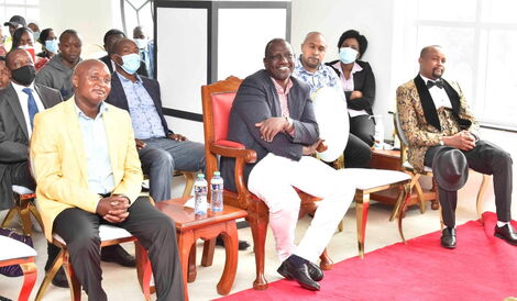 Deputy President William Ruto during the launch of the 8-storey building in Kamukunji on Friday, July 2