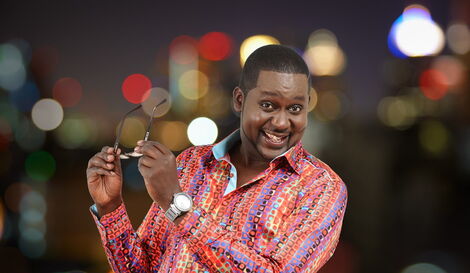 Daniel Churchill Ndambuki strikes a pose.
