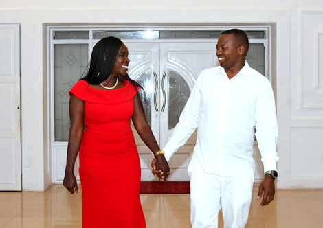Deputy President William Ruto's younger brother, David Ruto, and his wife, Carol Ruto