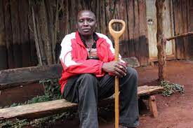 File photo of David Wambugu after getting involved in an accident with former late President Mwai Kibaki
