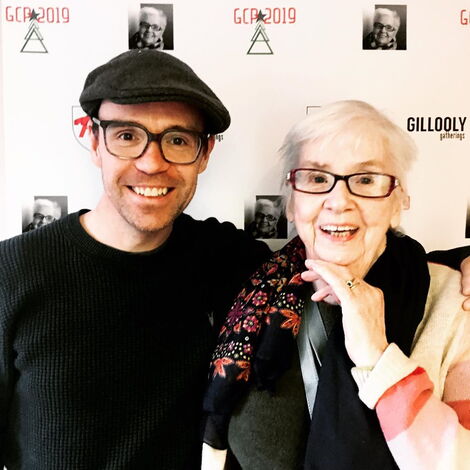 David Wartnaby (Left) pictured with his grandmother. December 17, 2019.