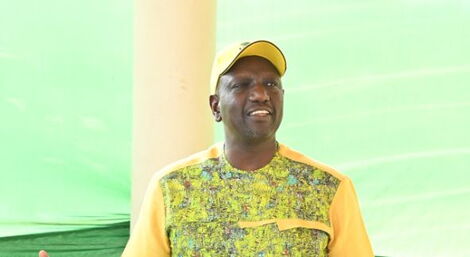 Deputy President William Ruto addresses delegates on Wednesday, April 27, 2022.