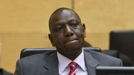 Deputy President William Ruto at the ICC during a Past Hearing