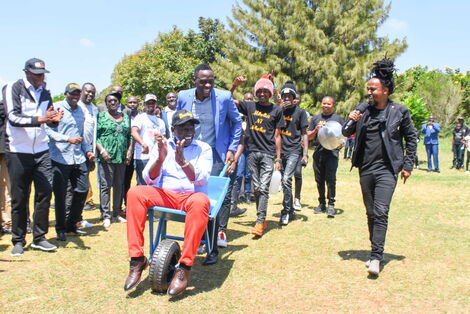 Deputy President William Ruto pictured in Dagoretti South on September 29, 2020.