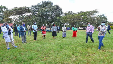 Deputy President William Ruto pictured in Nachu Ward, Kikuyu constituency. May 20, 2020.