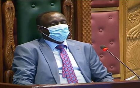 Deputy Speaker Moses Cheboi during a session in Parliament on Wednesday, December 22, 2021.