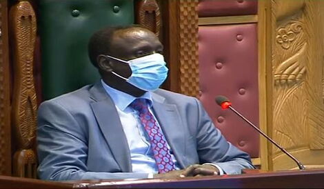 Deputy Speaker Moses Cheboi during a session in Parliament on Wednesday, December 22, 2021.