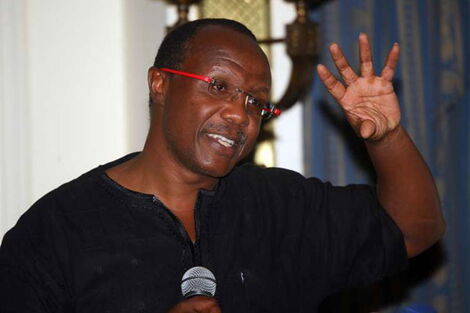 Economist David Ndii at the Sarova Stanley Hotel in Nairobi on December 8, 2015.