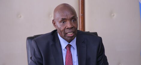 Education Cabinet Secretary Ezekiel Machogu chairs a delegation from Teach For Kenya at the Ministry's offices in Nairobi on January 12, 2023. 