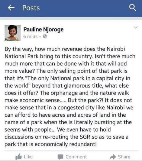 Pauline Njoroge's Appointment, and What It Takes To Get State Appointments. 2 Ee0tX97XoAAKFsN A screenshot of a past post by newly-appointed Tourism Regulatory Authority Board Member Pauline Njoroge