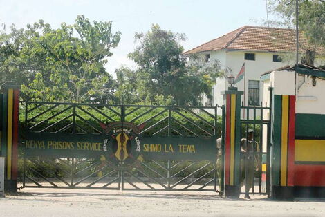 Entrance area at the Shimo la Tewa Prison in Kilifi.