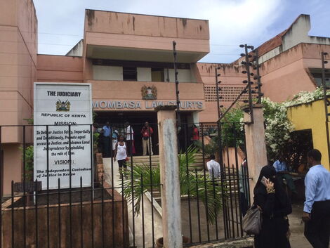 Entrance into Mombasa law courts