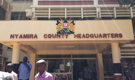 Entrance into Nyamira County Assembly