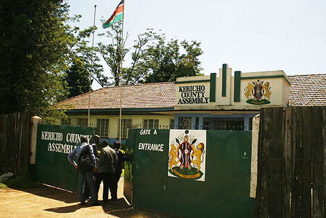 Entrance to Kericho County Assembly.