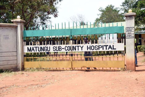 Entrance to Matungu Sub-County Hospital in Kakamega County.