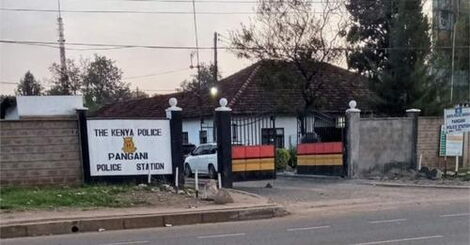 Entrance to Pangani Police Station