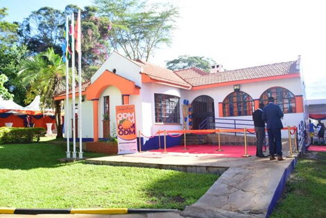 Entrance to the Ksh180 million ODM headquarters